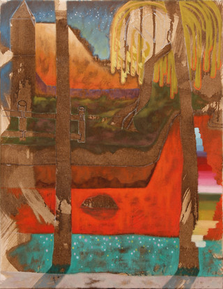 Flussreise, 2016 / Öl auf Leinwand / 65x50 cm