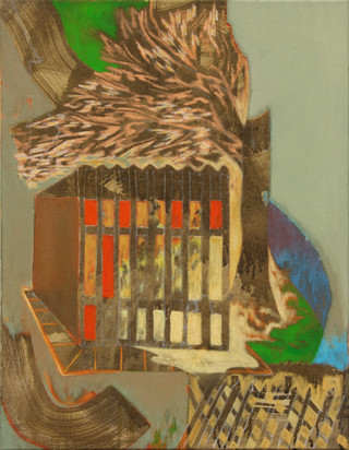 Laube, 2016 / Öl auf Leinwand / 65x50 cm